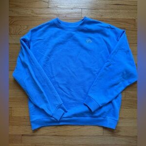 ALO Yoga Crystal Clear Blue Crewneck Sweater